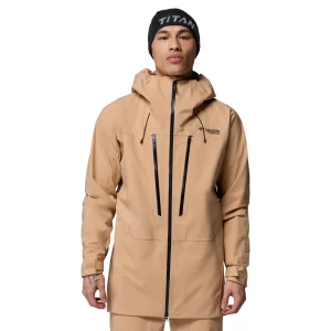 Chamarra impermeable para hombre Columbia Platinum Peak II 3L Shell