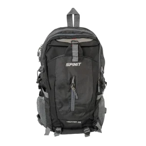 Mochila Trekker 28 Lts Trekking Urbana Con Cobertor Gris