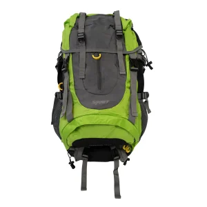 Mochila Trekker 45 Lts Trekking Urbana Con Cobertor Verde