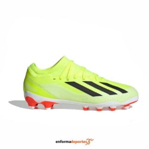 Bota Junior Adidas X Crazyfast League Mg | TESOYE/CBLACK/FTWWHT