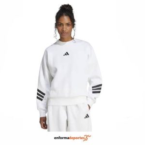 Sudadera mujer Adidas Future lcons 3S Swt | WHITE