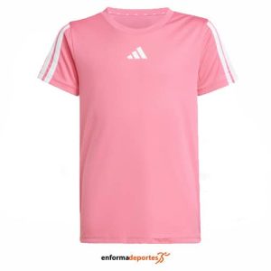 CAMISETA JUNIOR ADIDAS JG TR-ES 3S TEE | PNKFUS/WHITE