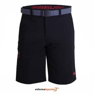 PANTALON CORTO HOMBRE SPHERE ZUAZU 6714016 | NEGRO-ROJO