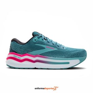 ZAPATILLA MUJER BROOKS GHOST MAX 2 | STORM BLUE/KNOCKOUT PINK/