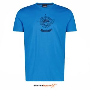 Camiseta Hombre Campagnolo | AZUL CELESTE