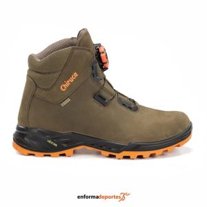 Bota Hombre Chiruca Cares Boa Hi Vis 08 Gtx | VERDE / NARANJA