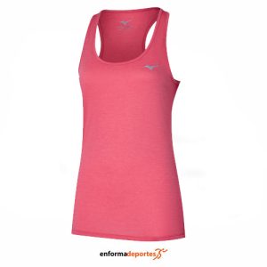 CAMISETA MUJER MIZUNO IMPULSE CORE TANK | CAMELLIA ROSE