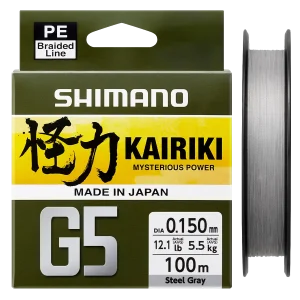 Multifilamento KAIRIKI G5 150mts GRIS JAPON
