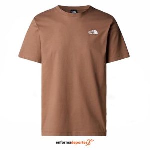 Camiseta hombre The North Face SS RedBox Nse | LATTE/GRAVEL