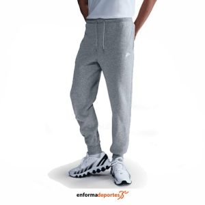 Pantalón Hombre Nike Club Joggers | DK GREY HEATHER/LT SMOKE