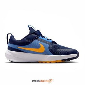 Zapatilla junior Star Runner 5 | MIDNIGHT NAVY/LASER ORANG