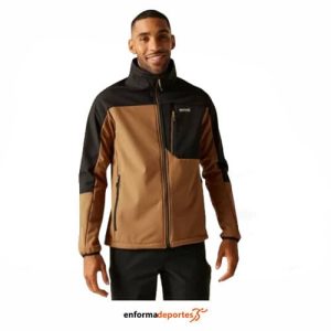 Softshell Hombre Regatta Moutdale | NUTBRWN/BLK