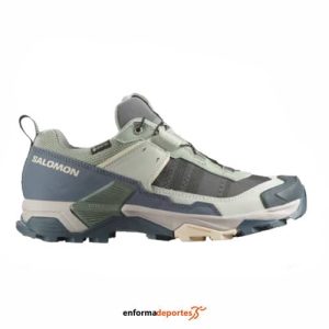 Zapatilla mujer Salomon X Ultra 5 Gtx | SEAGRASS/TURBULENCE/TENDE