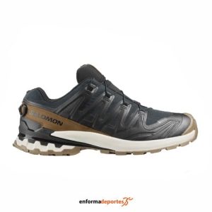 Zapatilla Hombre Salomon Xa Pro 3D V9 Gtx Lifelong | BLACK/COYOTE BROWN/VANILL