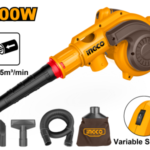 Sopladora Aspiradora Ingco 800W 220V Con Accesorios AB8038
