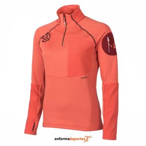 PULLOVER MUJER TERNUA RAGGER | 8539 LIVING CORAL