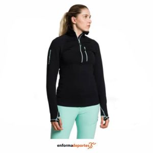 Pullover Mujer Trango TRX2 Stretch Evo | NEGRO