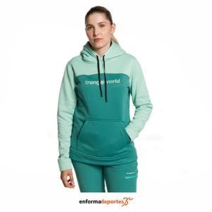 Sudadera Mujer Trango Poppi V02 | AGUA OSCURO/AGUA