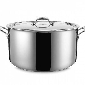 Cacerola Pujadas en Acero Inoxidable 2/A con Tapa Diametro 20Cm / Cap 4Lt